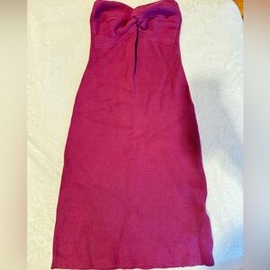 Abercrombie twist tube top mini dress